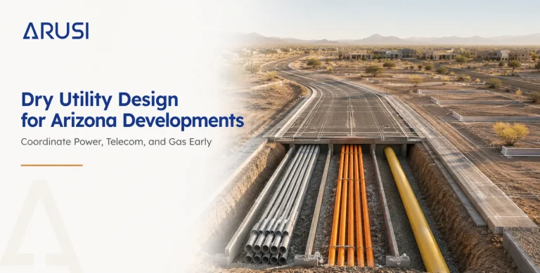 Dry Utility Design for Arizona Developments: How to Coordinate Power, Telecom, and Gas Early
