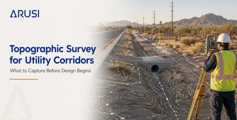Topographic Survey for Utility Corridors: What to Capture Before Design Begins